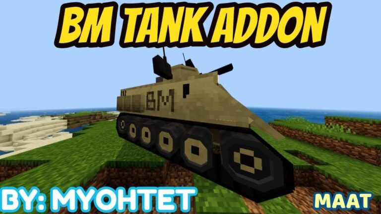 BM Tank Addon V2 | Minecraft PE Addons