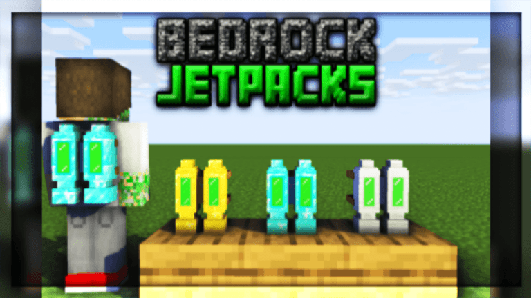 Bedrock Jetpacks V3.0 (New update) | Minecraft addon