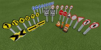 Road Stuff Add-on | Minecraft PE Addon | mcpeaddon.com