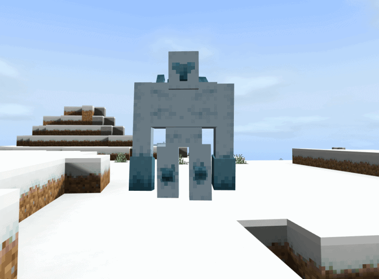 ICE GOLEM Add-on | Minecraft PE Addons