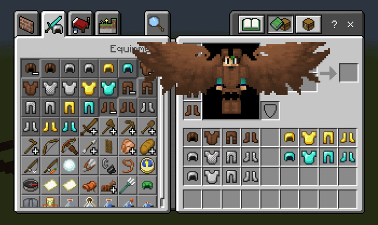 Wings on Armor | Minecraft PE Addons