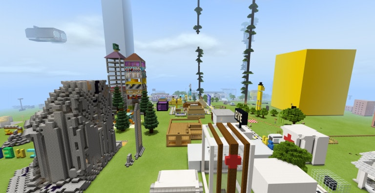 Sub Creative World | Minecraft PE Maps