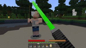 3D Lightsaber Addon for Minecraft Pe