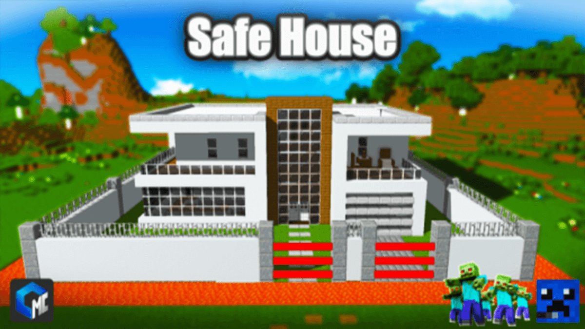 Safe House Map Minecraft PE
