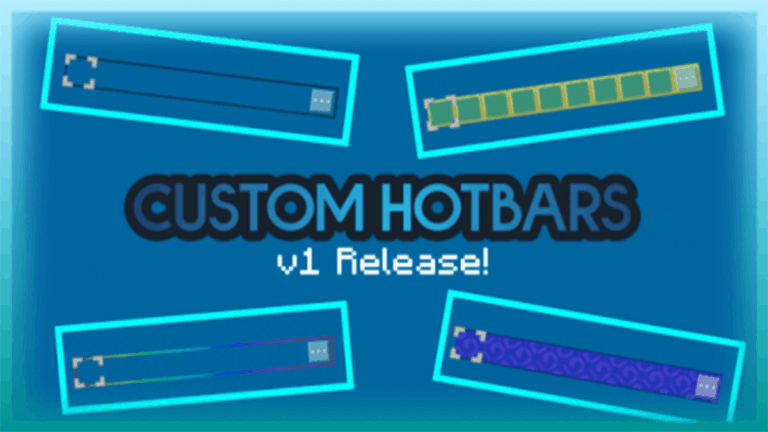 Custom Hotbars v1 Texture Pack