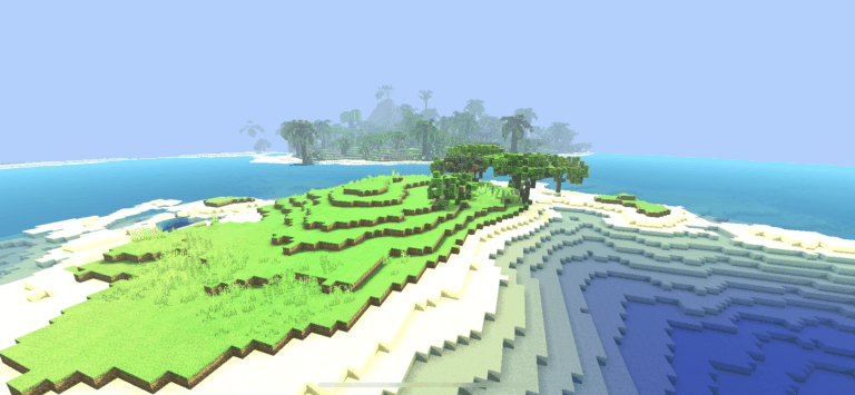 Tropical Oasis Island | Minecraft PE Maps
