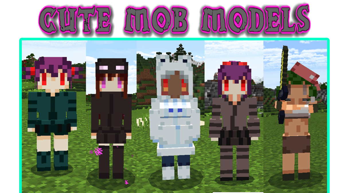 Cute Mob Models Minecraft Pe Unsplassh 