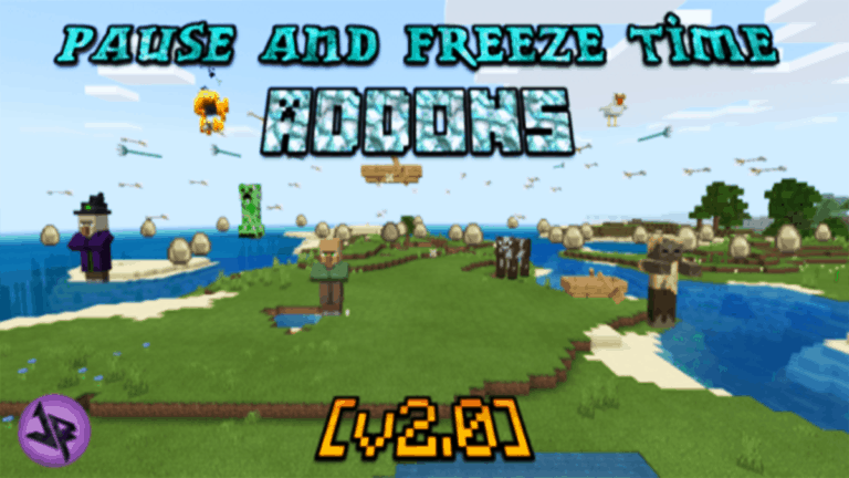 Pause and Freeze Time Addon for Minecraft v2.0