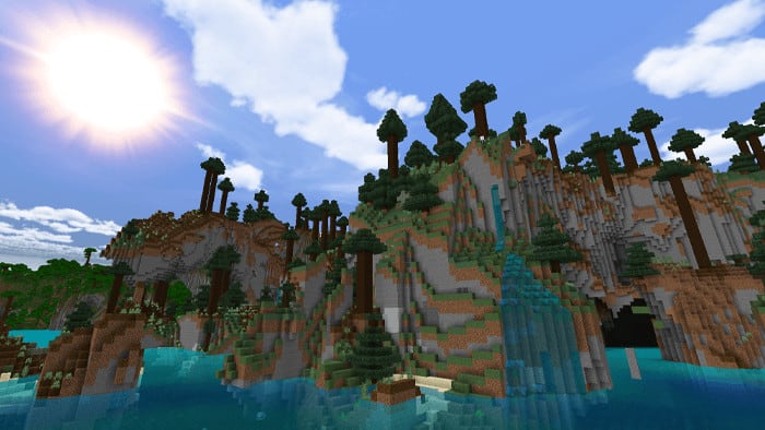 Amplified Biomes Minecraft Addon,Amplified Biomes