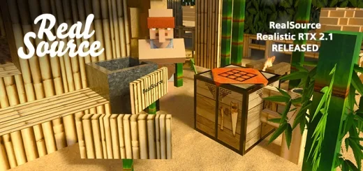 REALSOURCE RTX Texture Pack | Minecraft PE Texture Packs