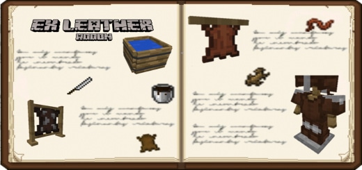 EX Leather V2.0.0 Update | Addon for MCPE