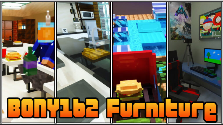 BONY162 Furniture Addon V7 | Minecraft Furniture Mod