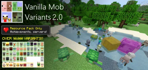 Vanilla Mob Variants | Minecraft PE Texture