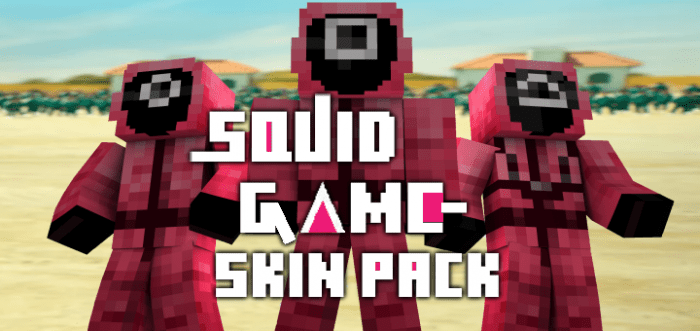 Squid Game Skin Pack [15 Skins] | Minecraft PE Skin Packs – MCPE AddOns