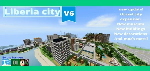 Liberia City v6 | Map Minecraft PE