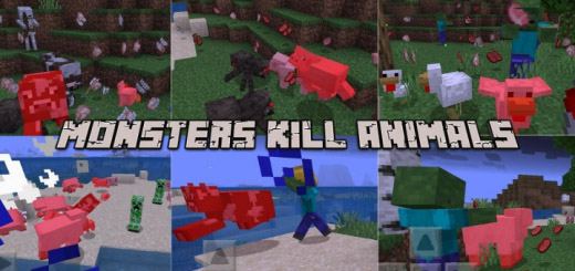 minecraft monsters and animals