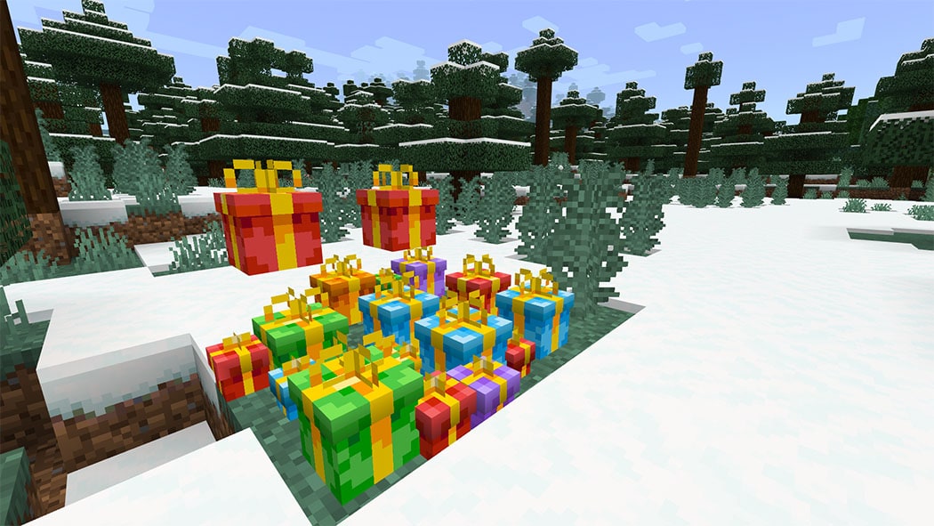 Presents! Addon Minecraft PE