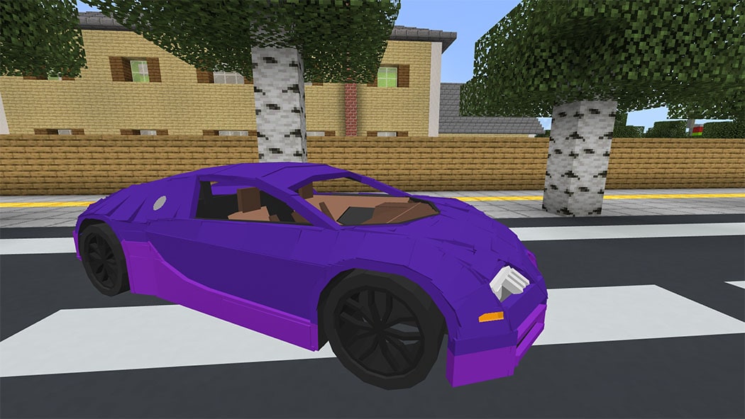 2014 Bugatti Veyron Addon Minecraft PE