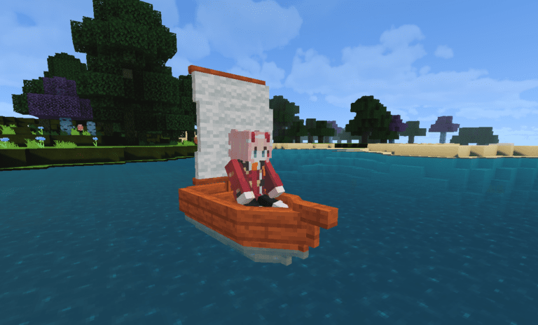 Sailboat Add-on V2 | Minecraft PE Addons