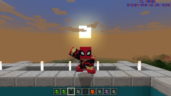 Minecraft Spider-Man: No Way Home Addon- El Sando