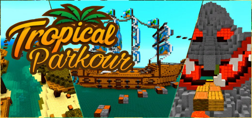 Tropical Parkour | Map Minecraft PE