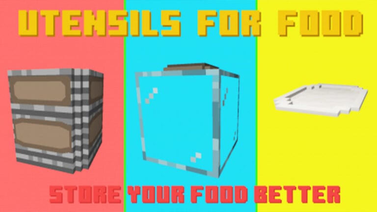 Utensils for Food Addon for Minecraft