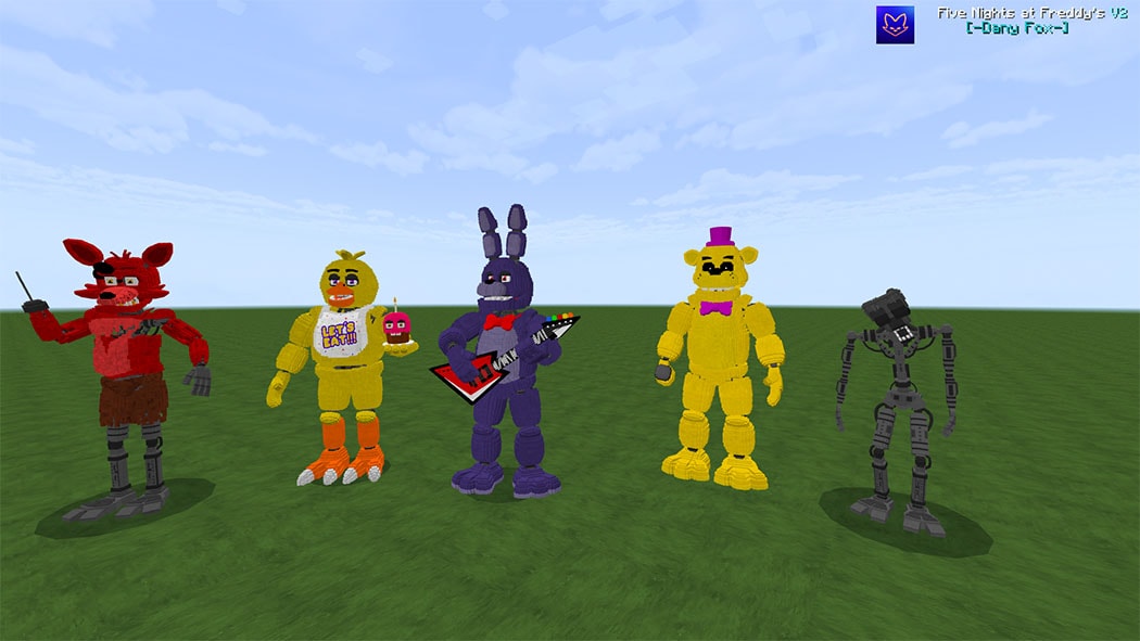five nights at freddy mod for minecraft