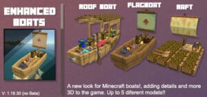 Enhanced Boats | Minecraft Texture Packs