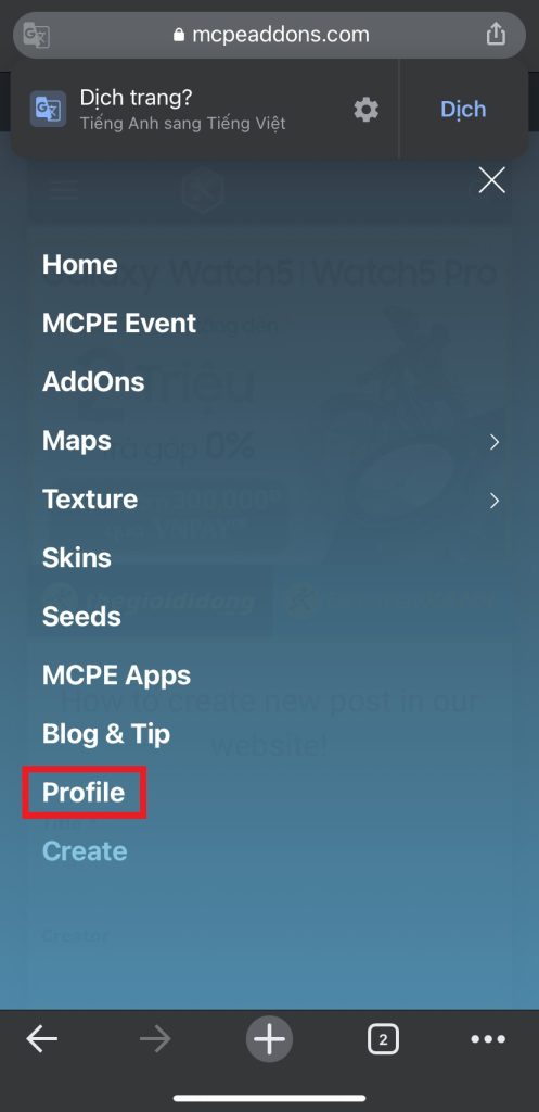 how to create a new post on mcpeaddons