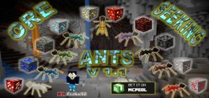 Ore Seeking Ants v1.1 [Addon for 1.17+ 1.18+]