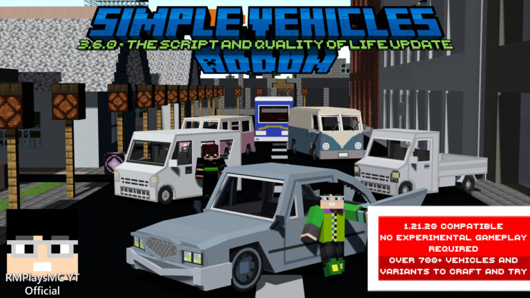 Simple Vehicles Addon v3.6.0 – The Script and Quality of Life Update