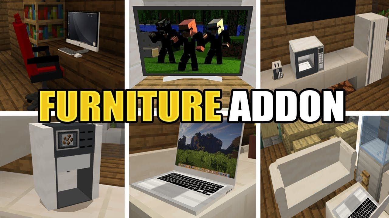 Lance Furniture Beta (Working Security Cameras!) Support 1.18 & 1.19 – MCPE AddOns