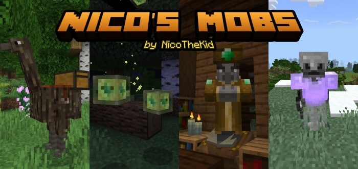 Nico’s Mob V1.1 for Minecraft Pe – MCPE AddOns