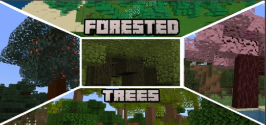 Forested Trees [V1.0] More Trees! – MCPE AddOns