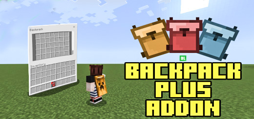 Backpack Plus Addon (Recoded) – MCPE AddOns
