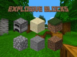 Mines And Explosive Blocks Addon (1.20, 1.19) - MCPE/Bedrock Mod