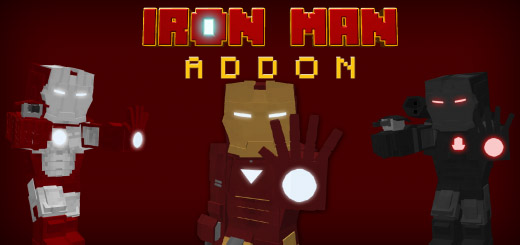 iron man mcpe addon