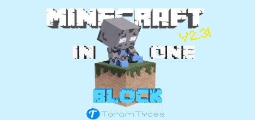 Minecraft In One Block V2.3 [Survival] – MCPE AddOns