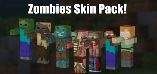 Zombies Skin Pack – MCPE AddOns