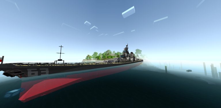 USS Missouri Addon For Minecraft Pe
