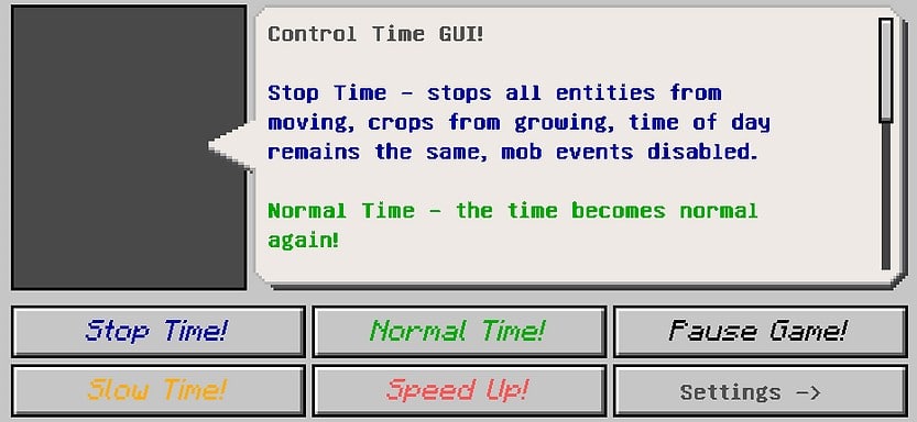 Control Time GUI