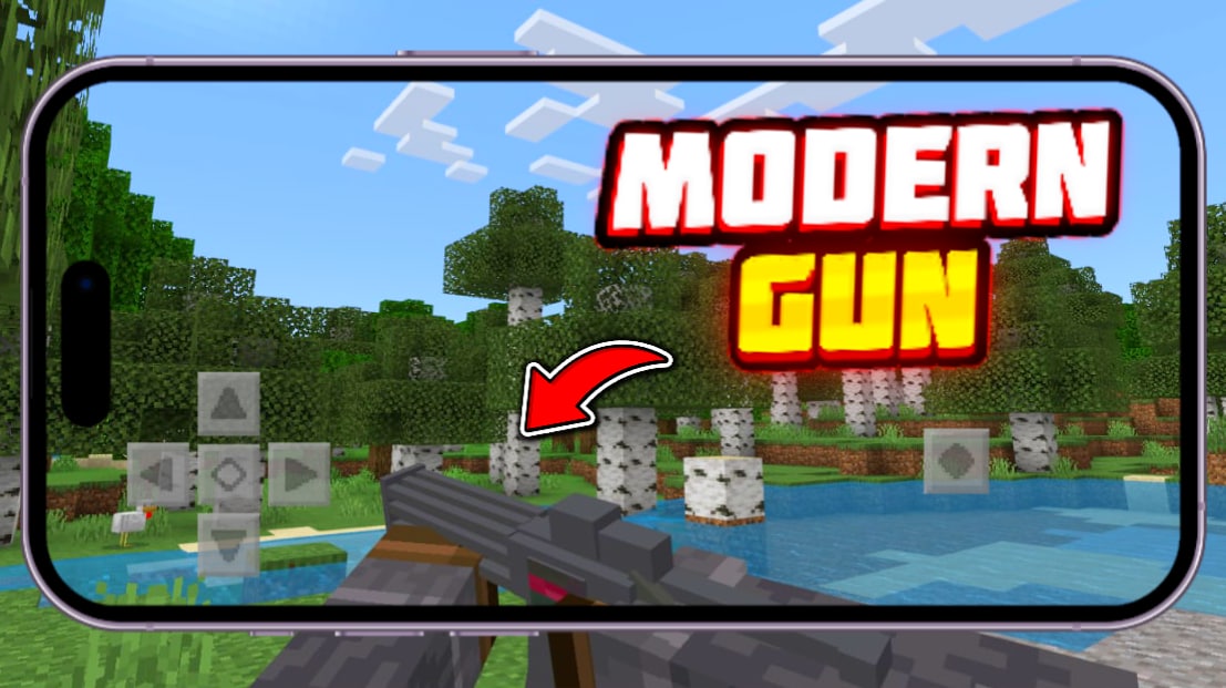 Modern Gun Mcpe Addons For Minecraft Bedrock Pocket Edition