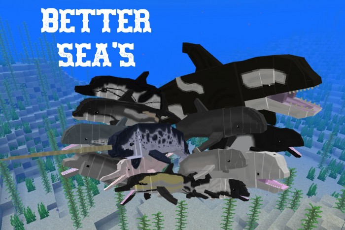 The Better Seas Mammals Addon - MCPE AddOns - Minecraft PE addons, mods,  maps, shaders, textures packs, skins, seeds..fast and free