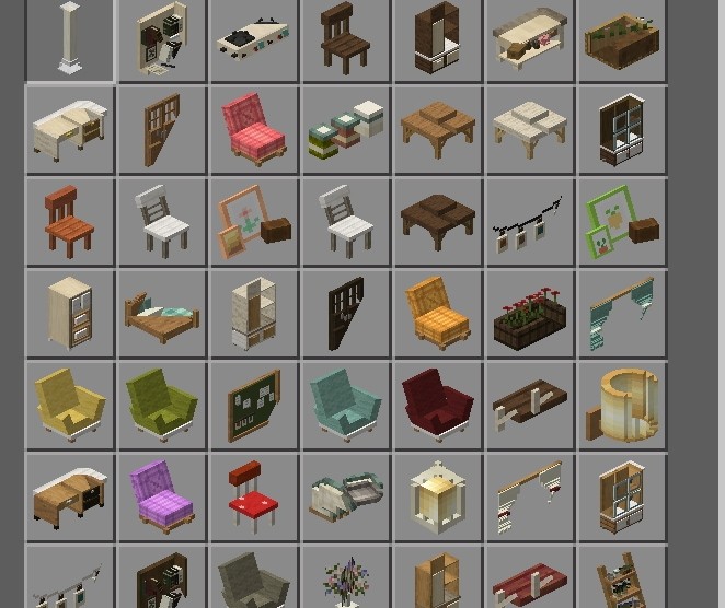 Gooblicraft Addon V2: Furnitures