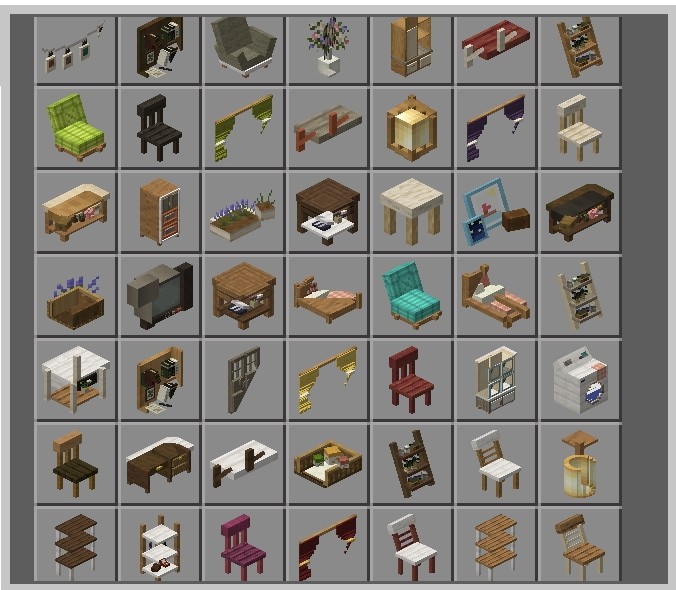 Gooblicraft Addon V2: Furnitures