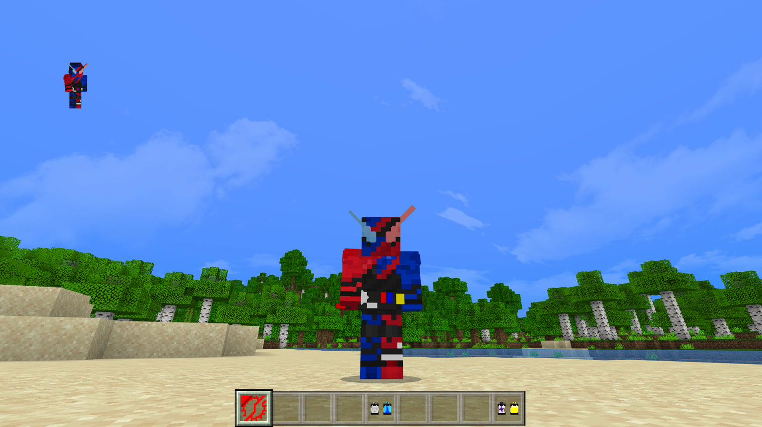 Kamen Rider Build Addon For Minecraft Bedrock Pe