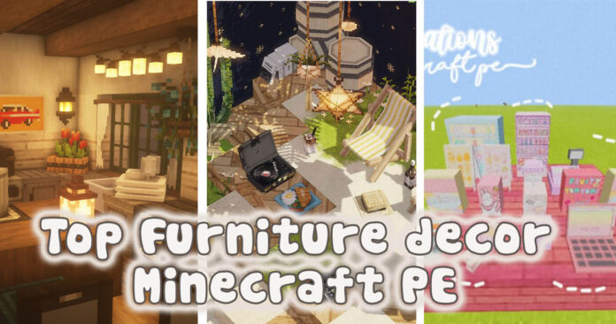 Furniture decor mod for minecraft