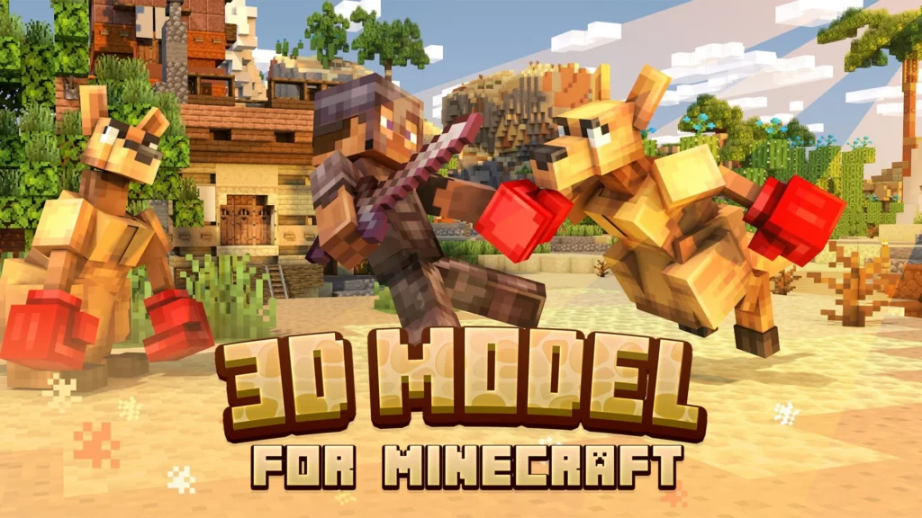 The app Minecraft 3D Model Creator