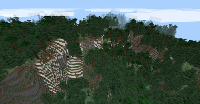 Beautiful vale in Taiga Highlands