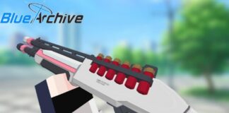 Blue Archive Addon|3D Gun Mod for Minecraft 1.20 Blue Archive Addon